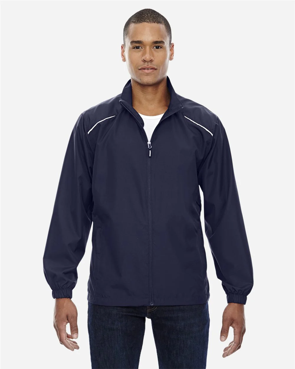 CORE365-88183T-Men's Tall Techno Lite Motivate Unlined Lightweight Jacket - Image 6