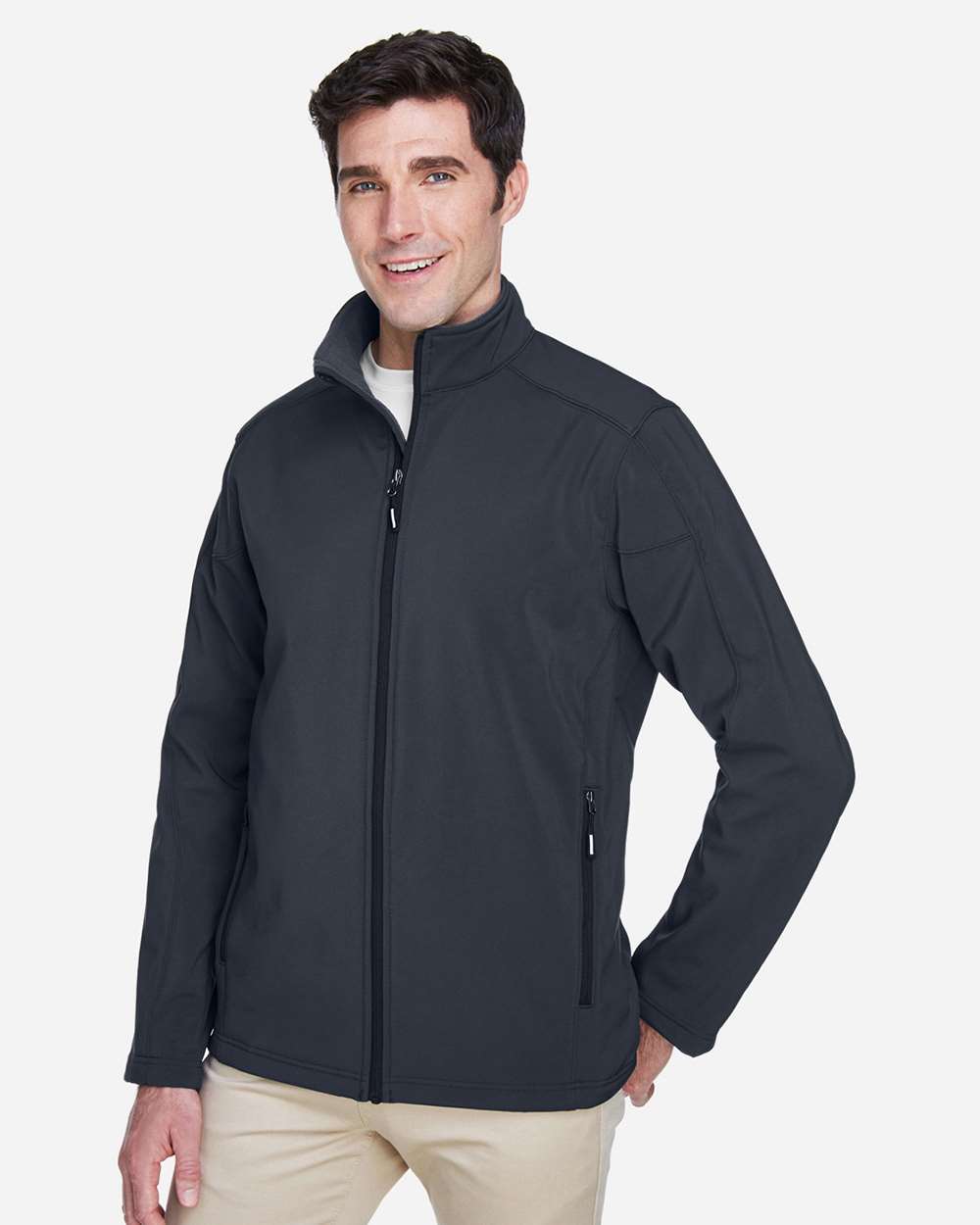 CORE365-88184-Men's Cruise Two-Layer Fleece Bonded Soft Shell Jacket - Image 10