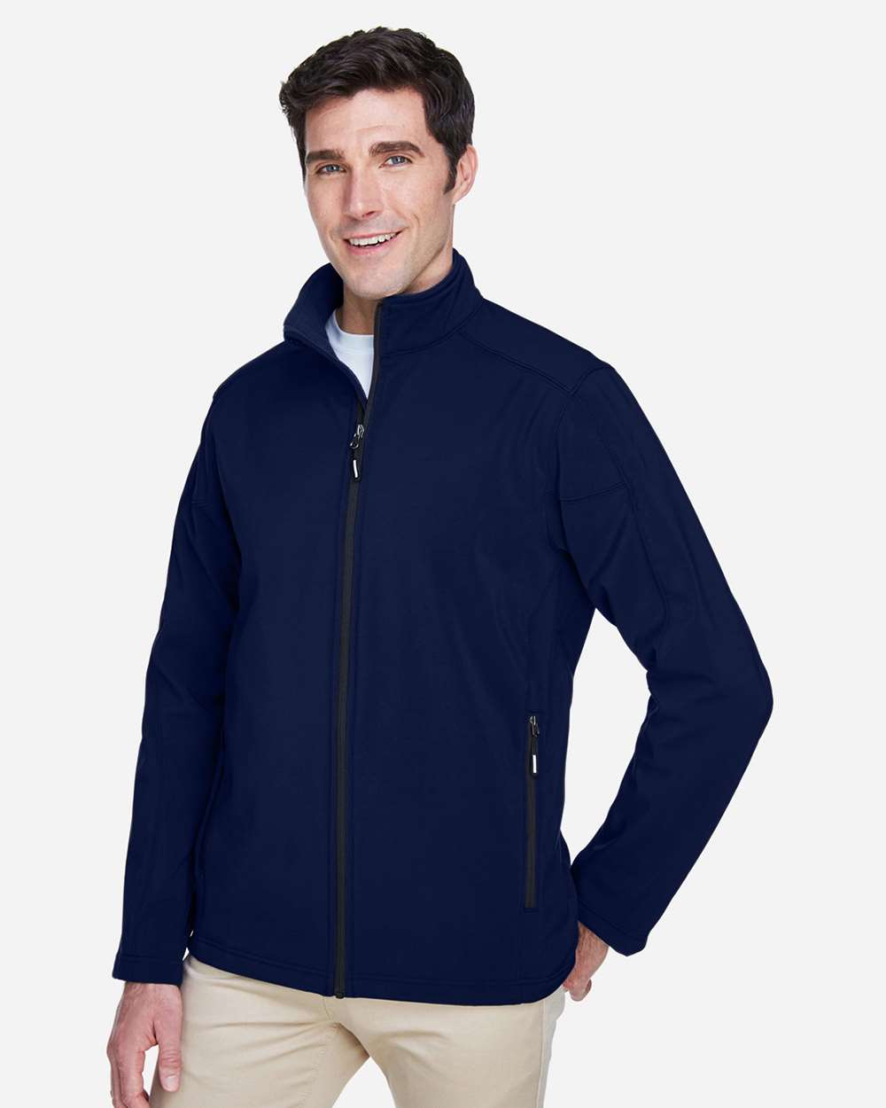 CORE365-88184-Men's Cruise Two-Layer Fleece Bonded Soft Shell Jacket - Image 15