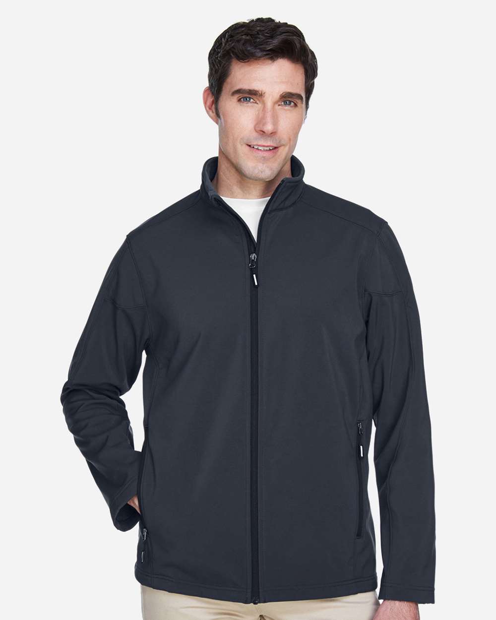 CORE365-88184-Men's Cruise Two-Layer Fleece Bonded Soft Shell Jacket - Image 9