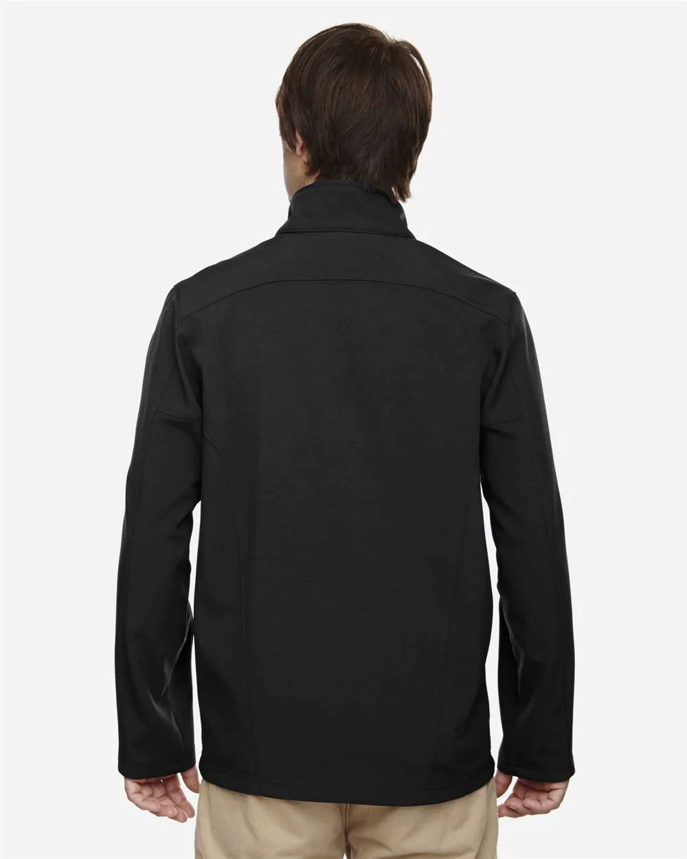 CORE365-88184T-Men's Tall Cruise Two-Layer Fleece Bonded Soft Shell Jacket - Image 4