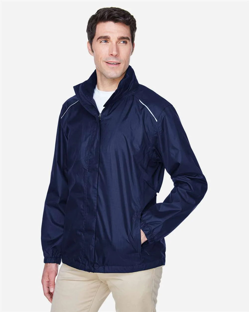 CORE365-88185-Men's Climate Seam Sealed Lightweight Variegated Ripstop Jacket - Image 10