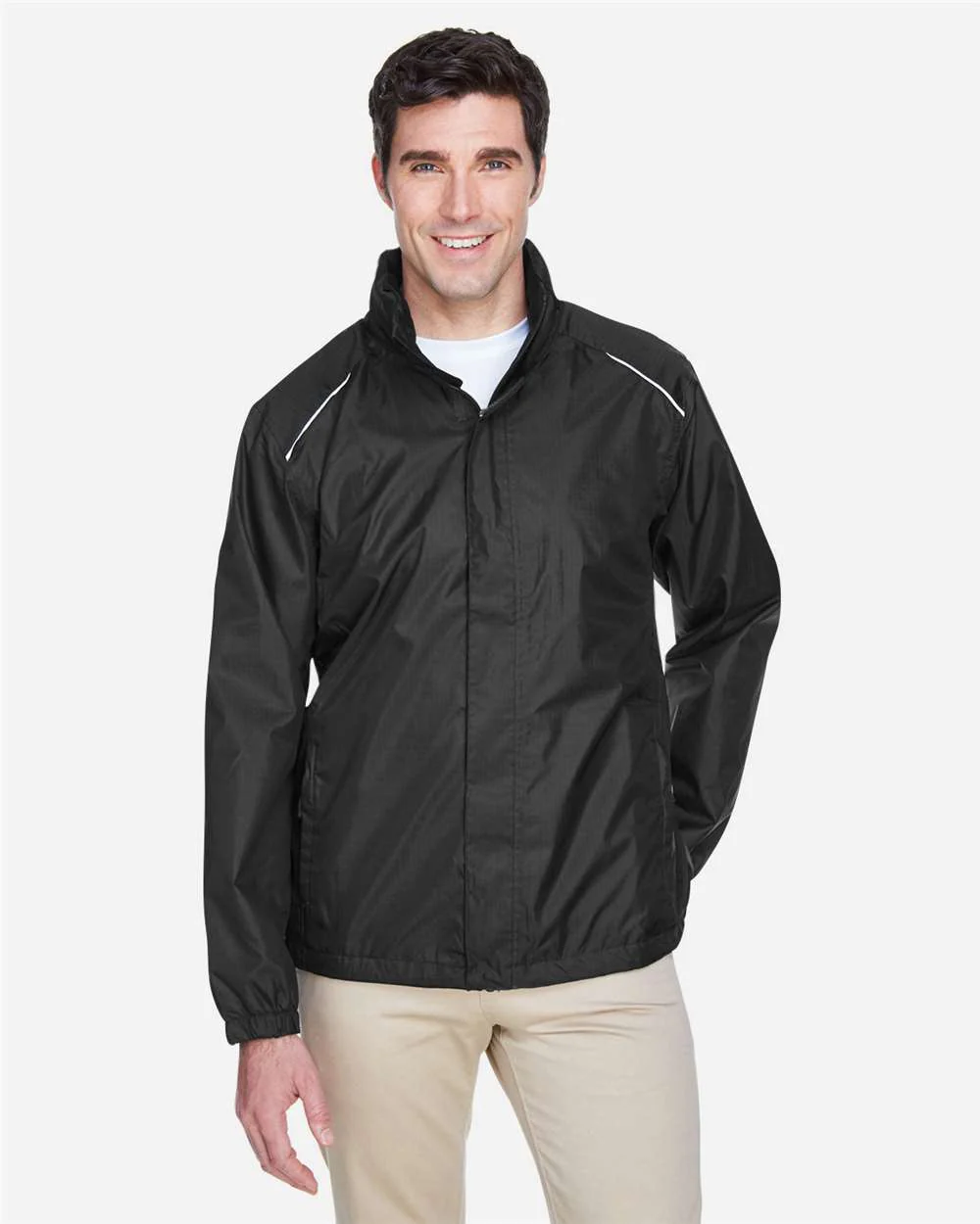 CORE365-88185-Men's Climate Seam Sealed Lightweight Variegated Ripstop Jacket - Image 3
