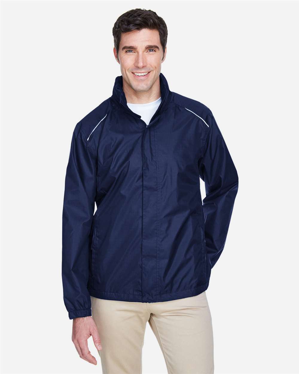 CORE365-88185-Men's Climate Seam Sealed Lightweight Variegated Ripstop Jacket - Image 9