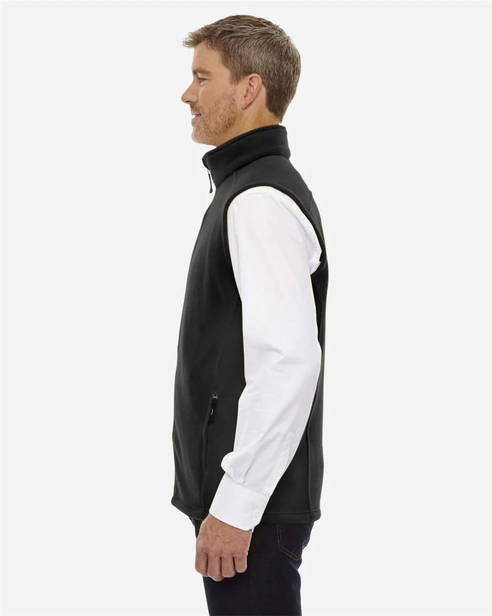 CORE365-88191T-Men's Tall Journey Fleece Vest - Image 4