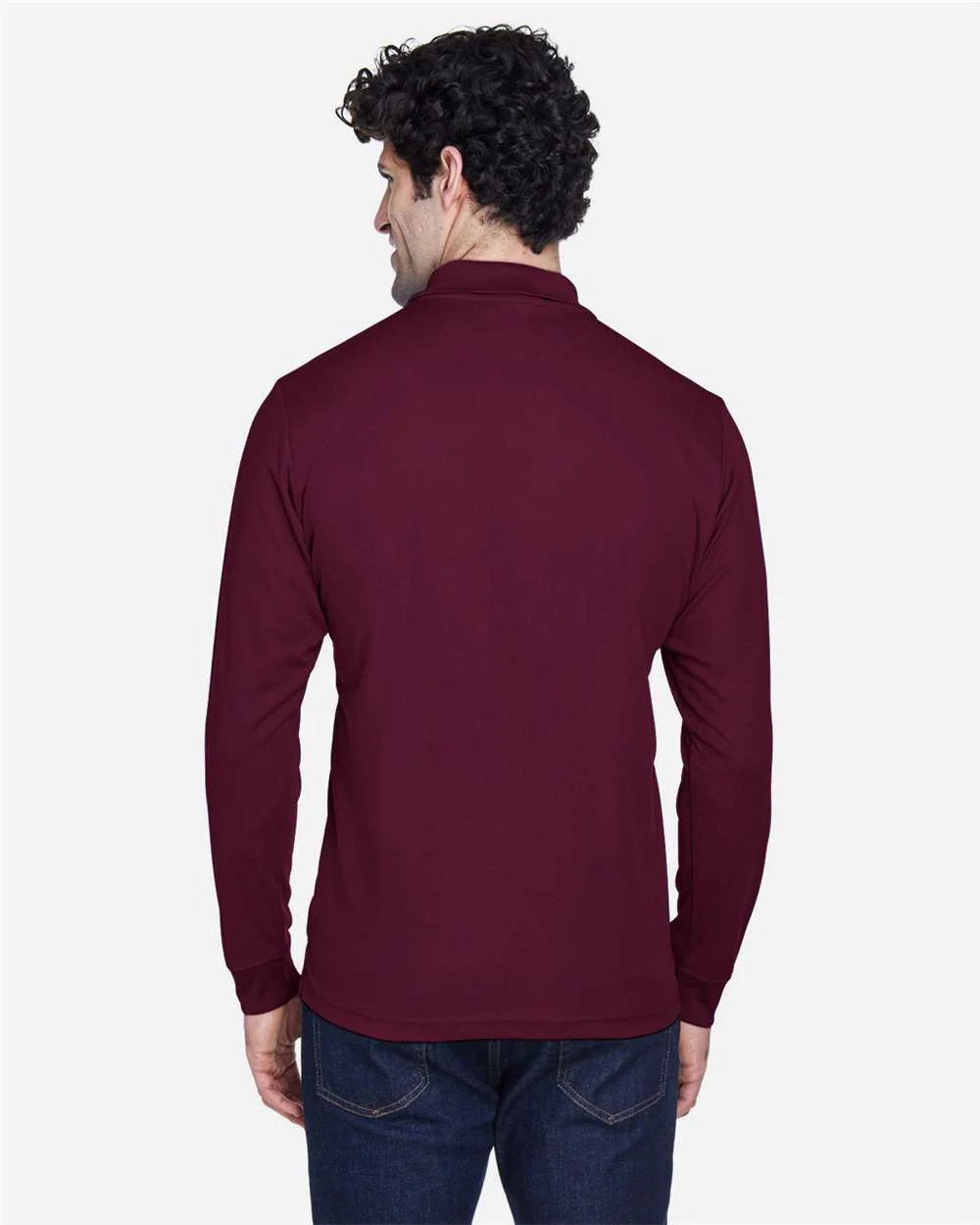 CORE365-88192-Men's Pinnacle Performance Long Sleeve Piqué Polo - Image 10