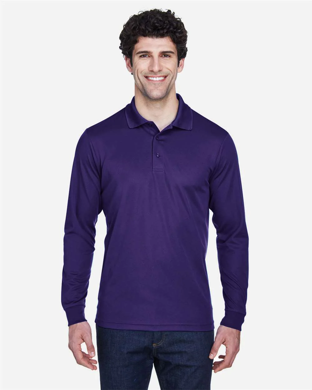 CORE365-88192-Men's Pinnacle Performance Long Sleeve Piqué Polo - Image 16