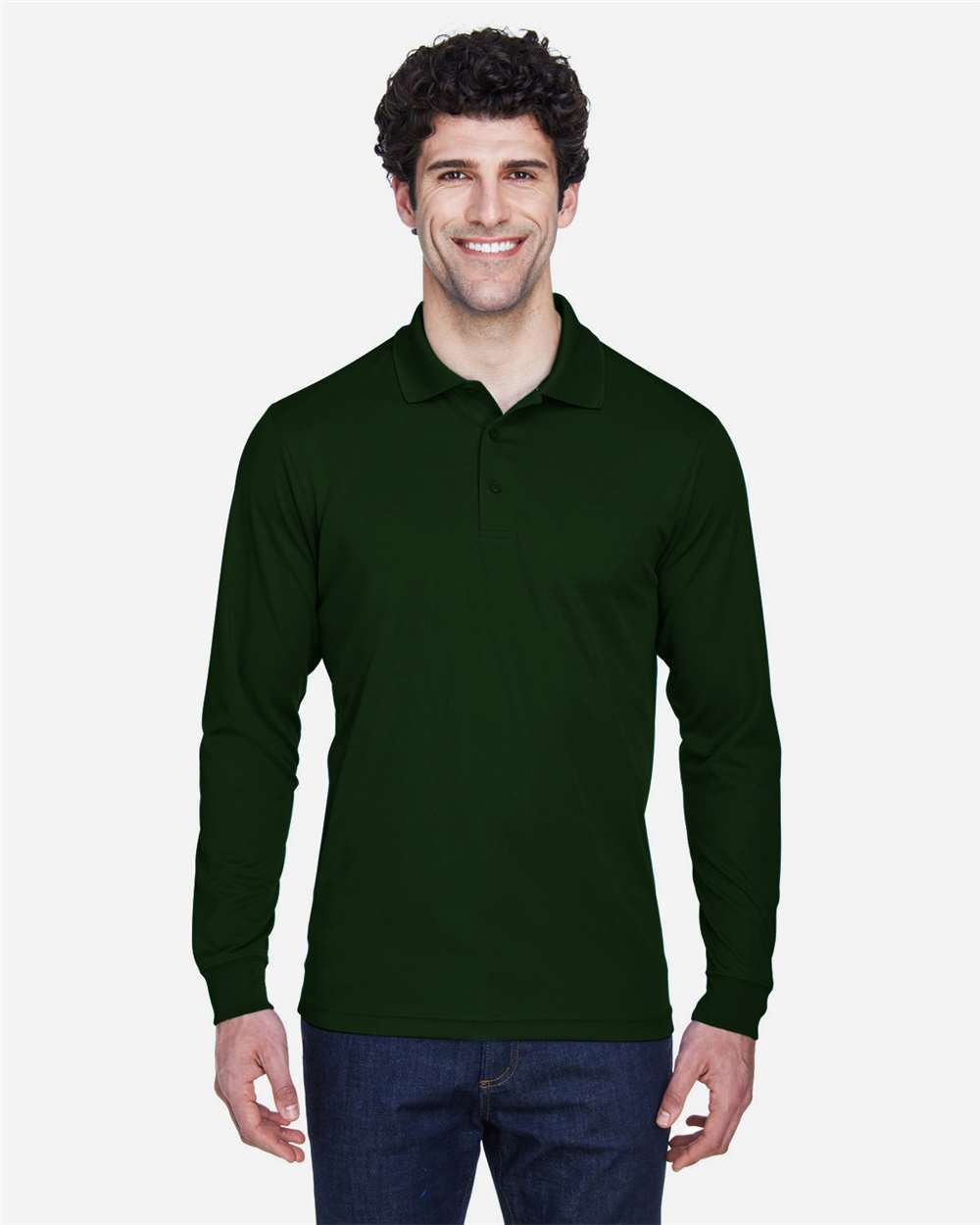 CORE365-88192-Men's Pinnacle Performance Long Sleeve Piqué Polo - Image 36