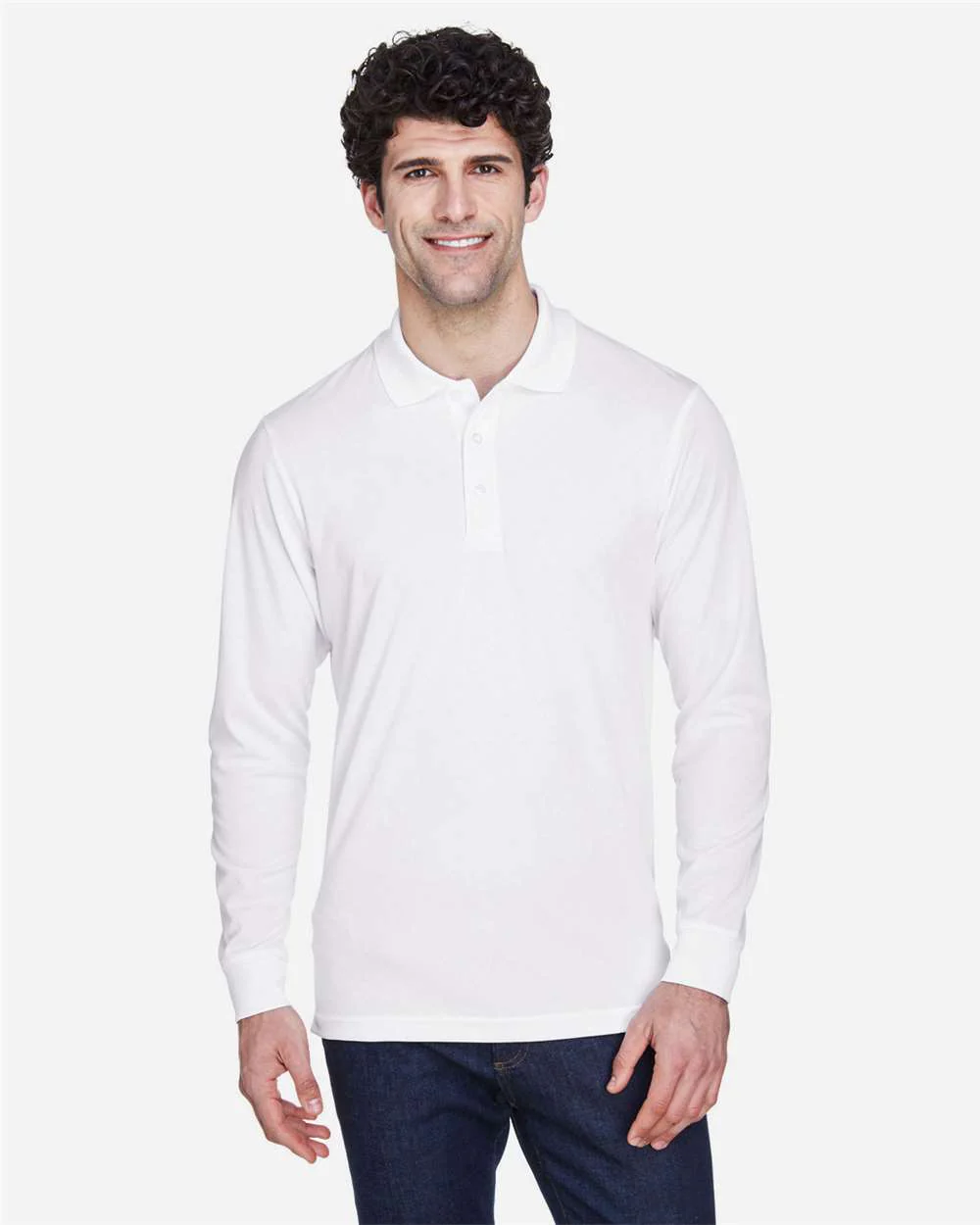 CORE365-88192-Men's Pinnacle Performance Long Sleeve Piqué Polo - Image 44