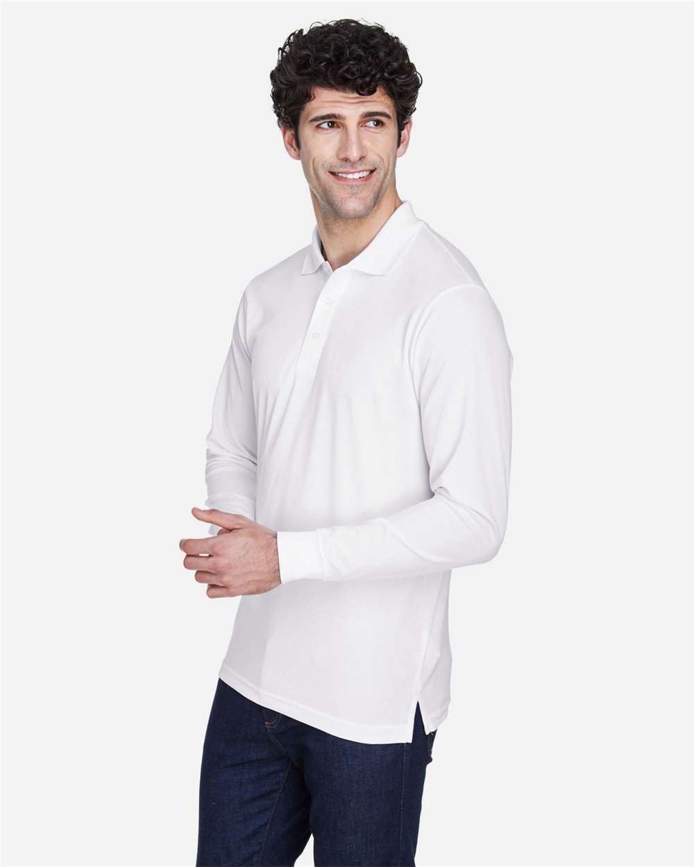 CORE365-88192-Men's Pinnacle Performance Long Sleeve Piqué Polo - Image 45