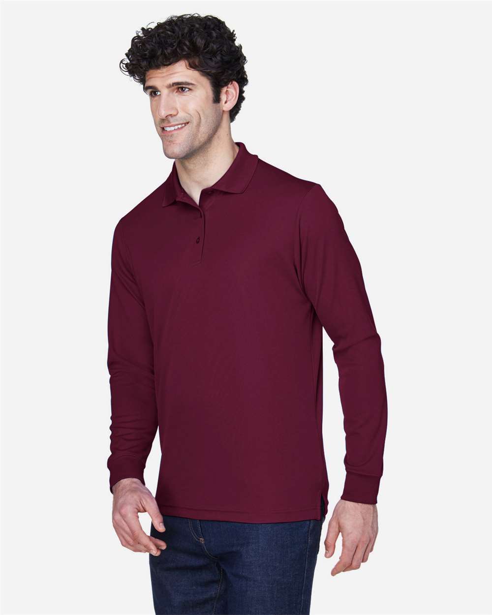 CORE365-88192-Men's Pinnacle Performance Long Sleeve Piqué Polo - Image 9