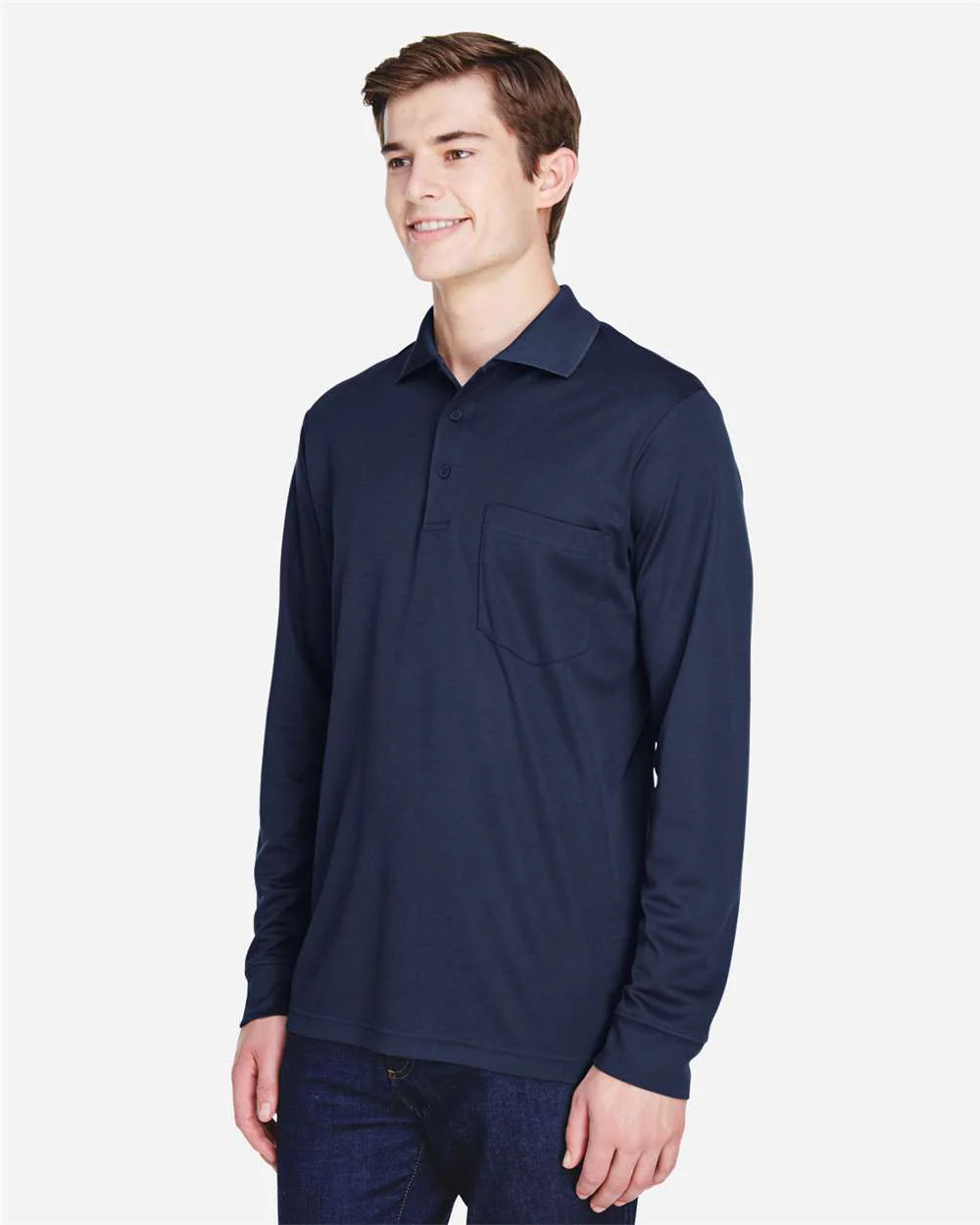 CORE365-88192P-Men's Pinnacle Performance Long Sleeve Piqué Polo with Pocket - Image 15