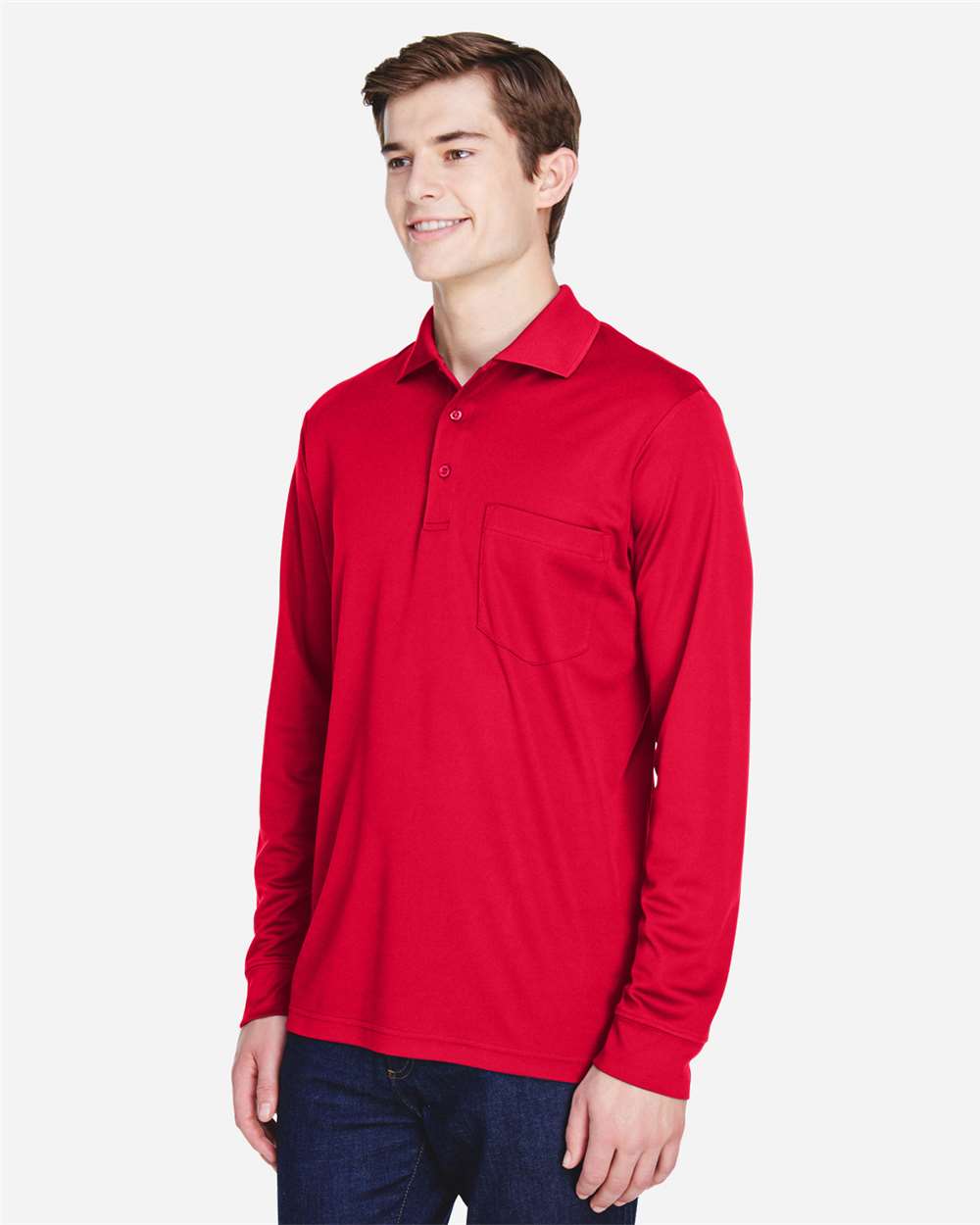 CORE365-88192P-Men's Pinnacle Performance Long Sleeve Piqué Polo with Pocket - Image 20