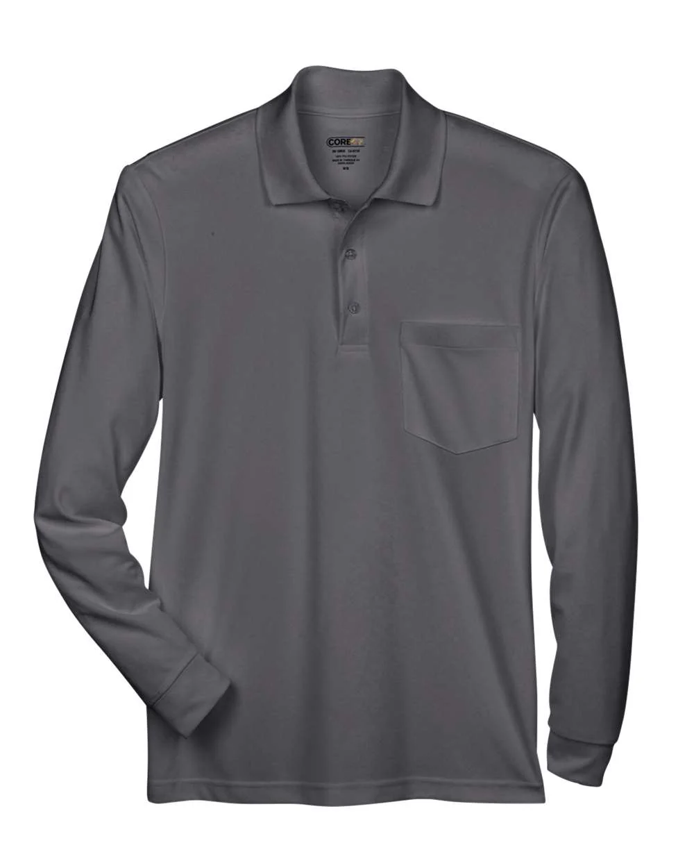 CORE365-88192P-Men's Pinnacle Performance Long Sleeve Piqué Polo with Pocket - Image 7