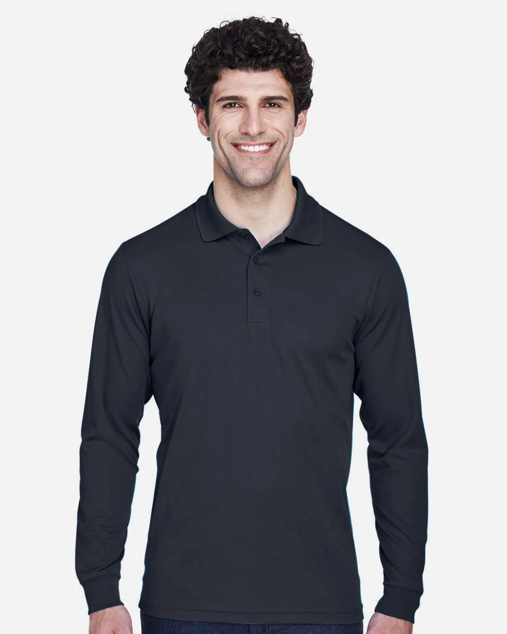 CORE365-88192T-Men's Tall Pinnacle Performance Long Sleeve Piqué Polo - Image 9