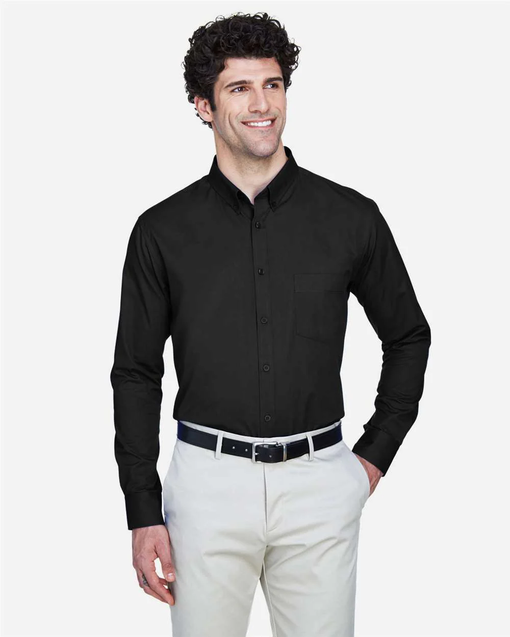 CORE365-88193-Men's Operate Twill Dress Shirt - Image 3