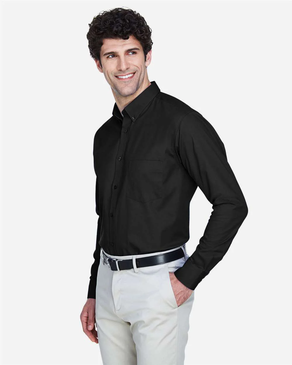 CORE365-88193-Men's Operate Twill Dress Shirt - Image 4