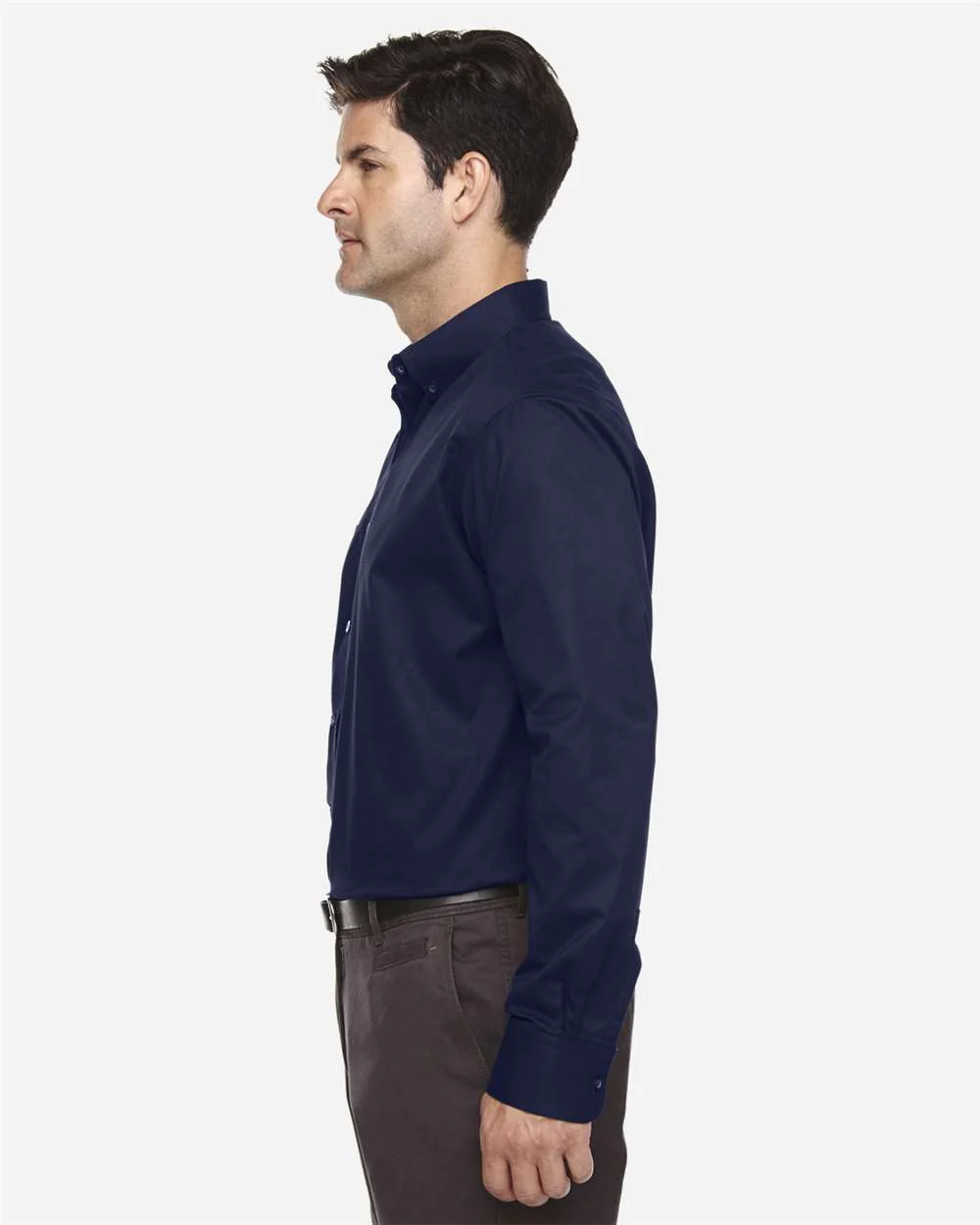 CORE365-88193T-Men's Tall Operate Long Sleeve Twill Dress Shirt - Image 10