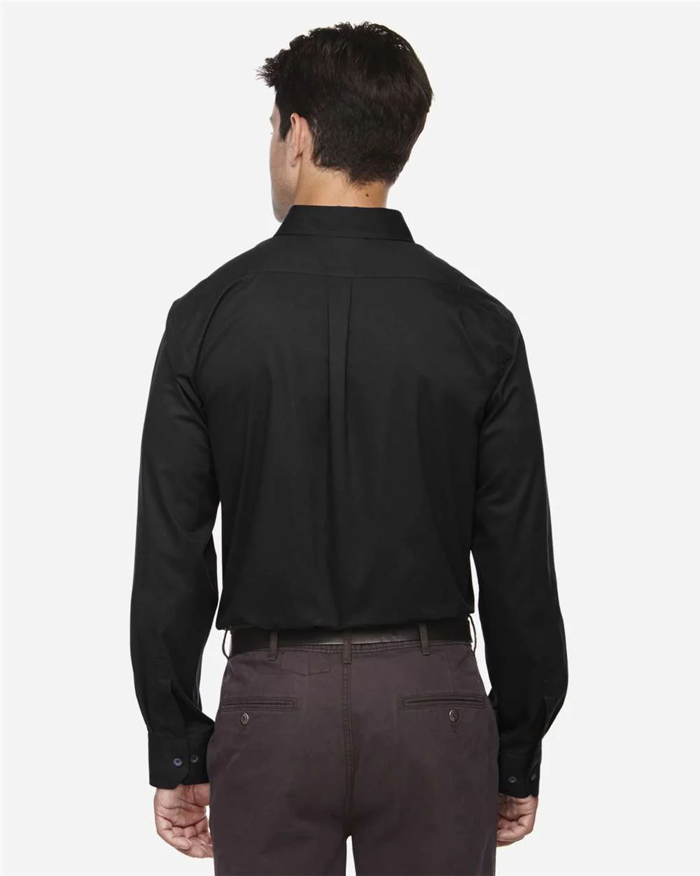 CORE365-88193T-Men's Tall Operate Long Sleeve Twill Dress Shirt - Image 5