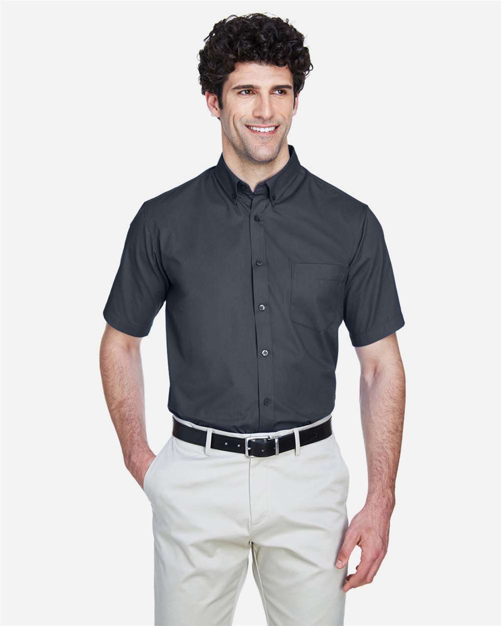 CORE365-88194-Men's Optimum Short Sleeve Twill Dress Shirt - Image 9