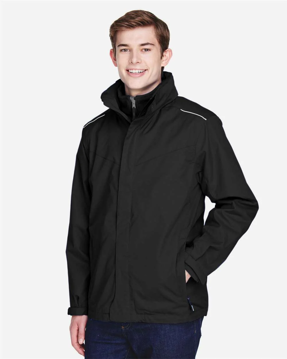 CORE365-88205-Men's Region 3-in-1 Jacket with Fleece Liner - Image 4