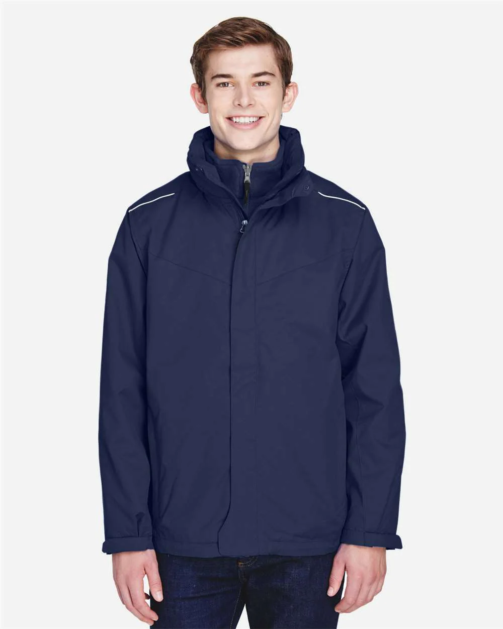 CORE365-88205-Men's Region 3-in-1 Jacket with Fleece Liner - Image 9