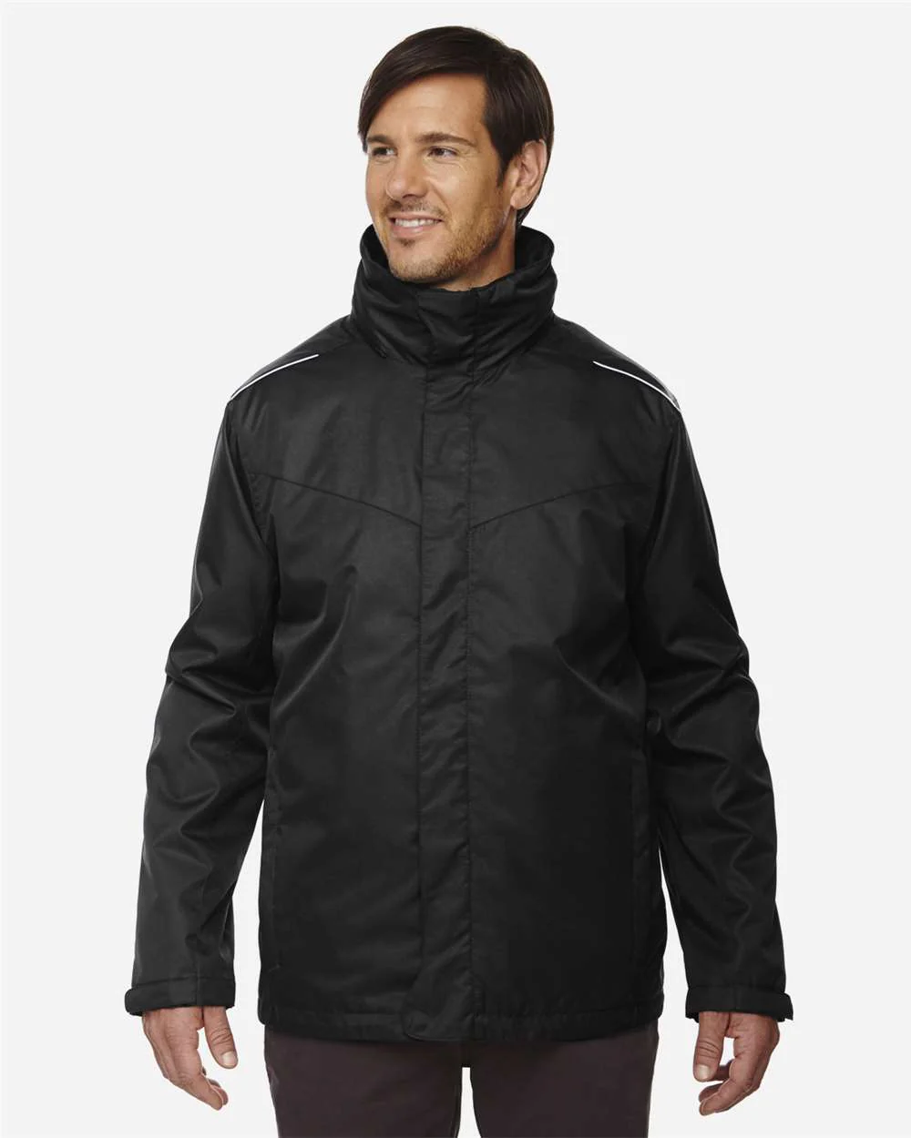 CORE365-88205T-Men's Tall Region 3-in-1 Jacket with Fleece Liner - Image 3