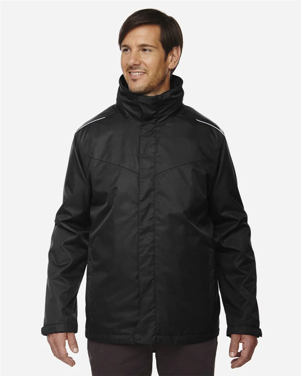 CORE365-88205T-Men's Tall Region 3-in-1 Jacket with Fleece Liner - Image 6