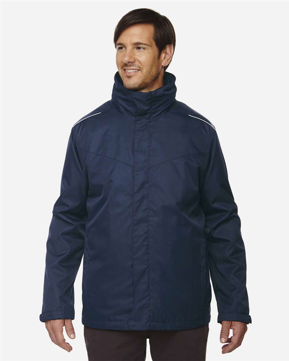 CORE365-88205T-Men's Tall Region 3-in-1 Jacket with Fleece Liner - Image 9