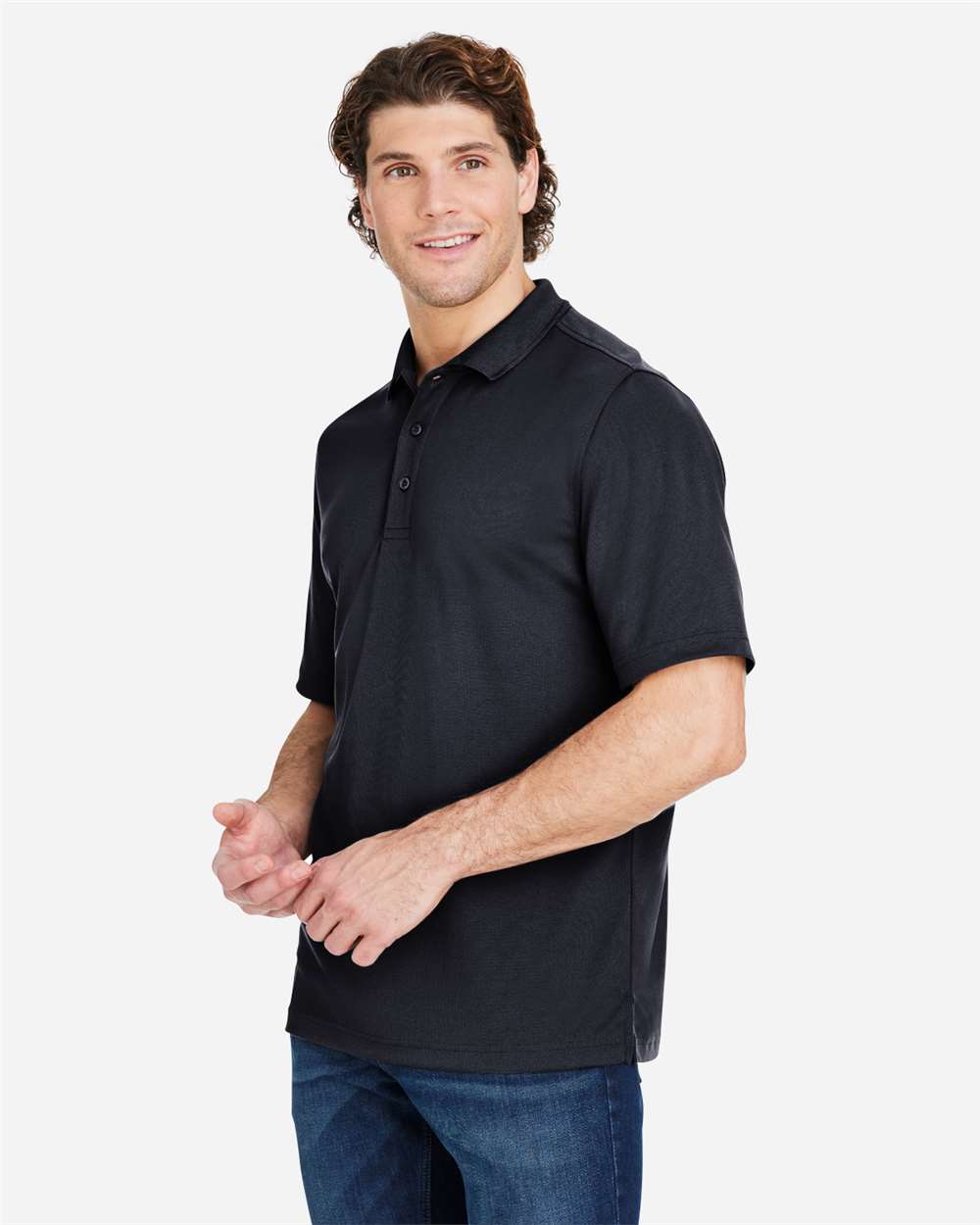 CORE365-CE104-Men's Market Snag Protect Mesh Polo - Image 5