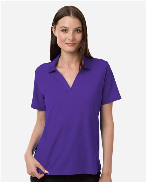 CORE365-CE106W-Women's Resolve CVC Performance Pique Polo - Image 2