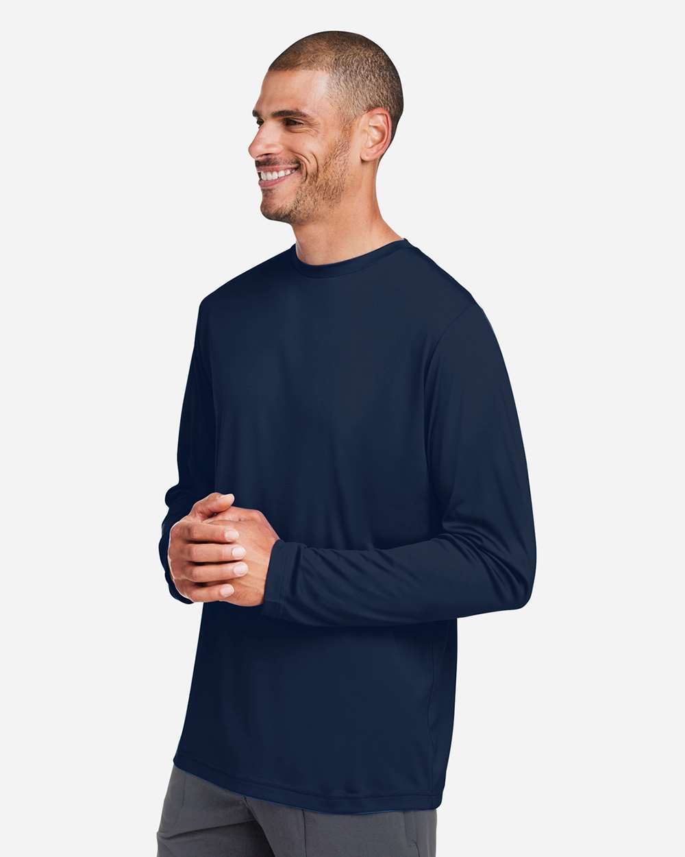 CORE365-CE10L-Unisex Capital Long Sleeve Performance T-Shirt - Image 18