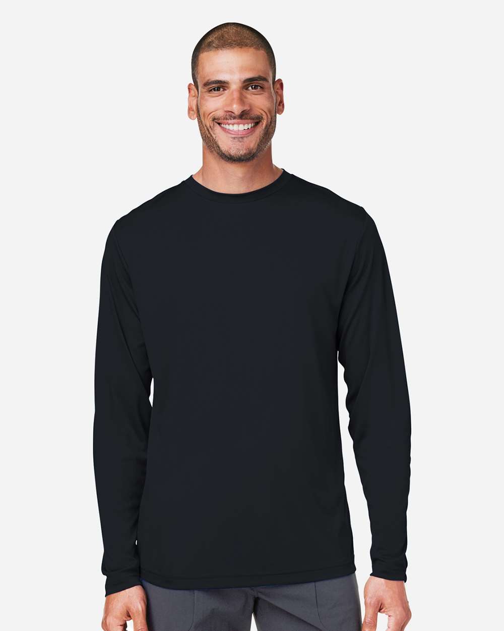 CORE365-CE10L-Unisex Capital Long Sleeve Performance T-Shirt - Image 4