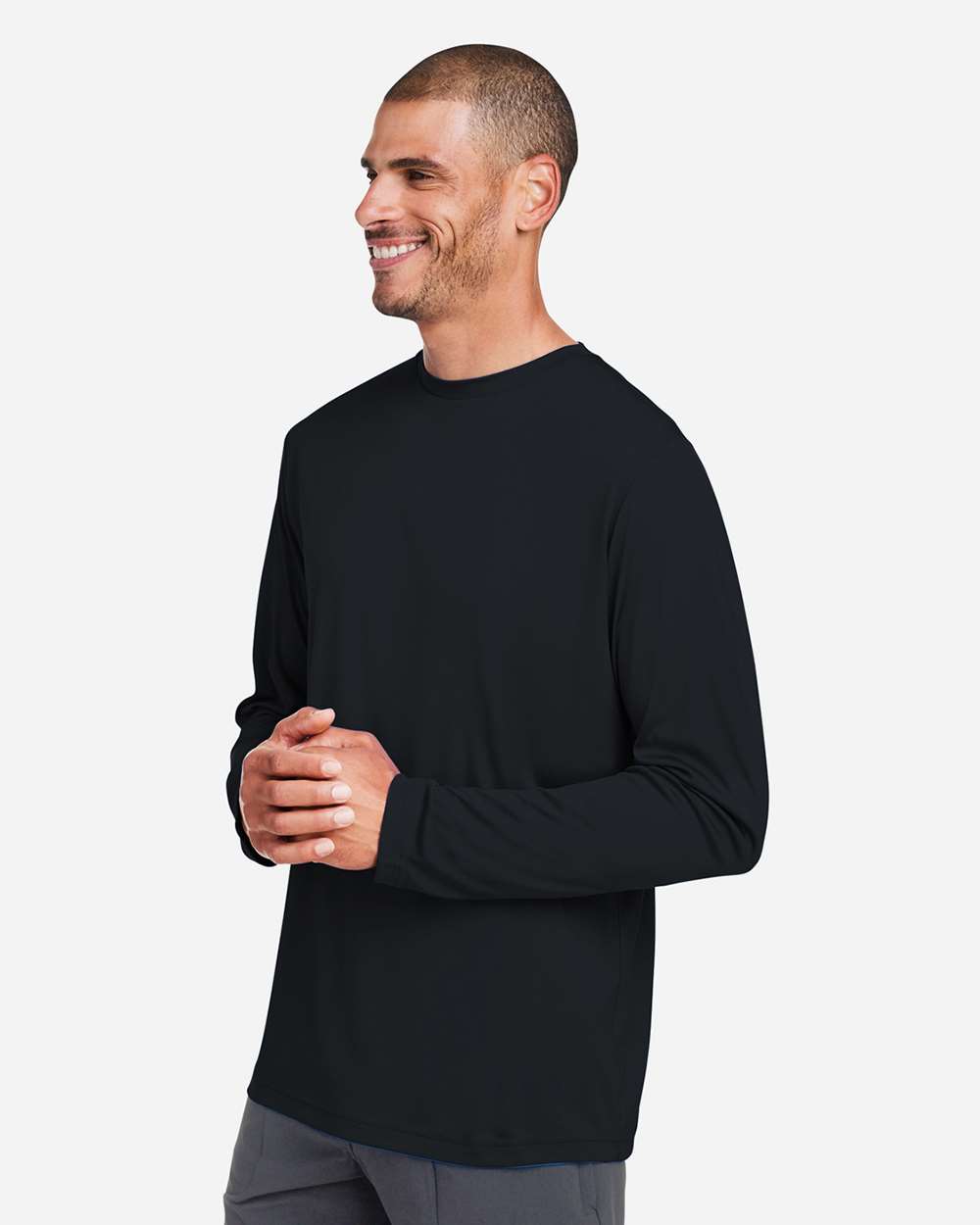 CORE365-CE10L-Unisex Capital Long Sleeve Performance T-Shirt - Image 5