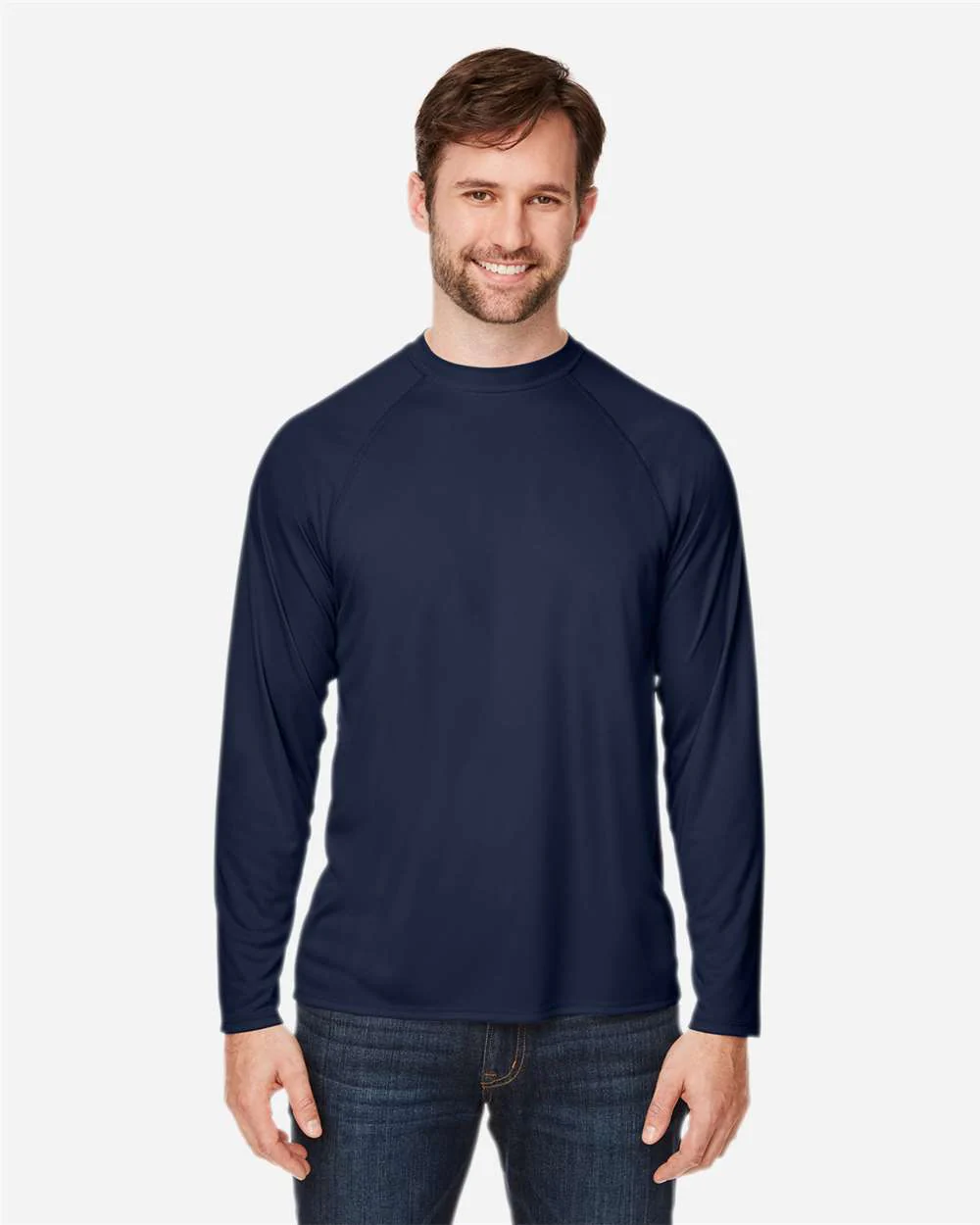 CORE365-CE110-Unisex Ultra UVP™ Marina Raglan Long Sleeve T-Shirt - Image 11