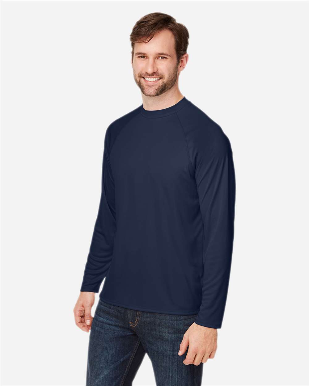 CORE365-CE110-Unisex Ultra UVP™ Marina Raglan Long Sleeve T-Shirt - Image 12