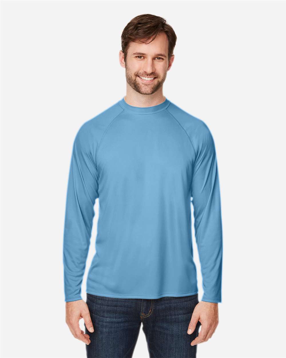 CORE365-CE110-Unisex Ultra UVP™ Marina Raglan Long Sleeve T-Shirt - Image 17