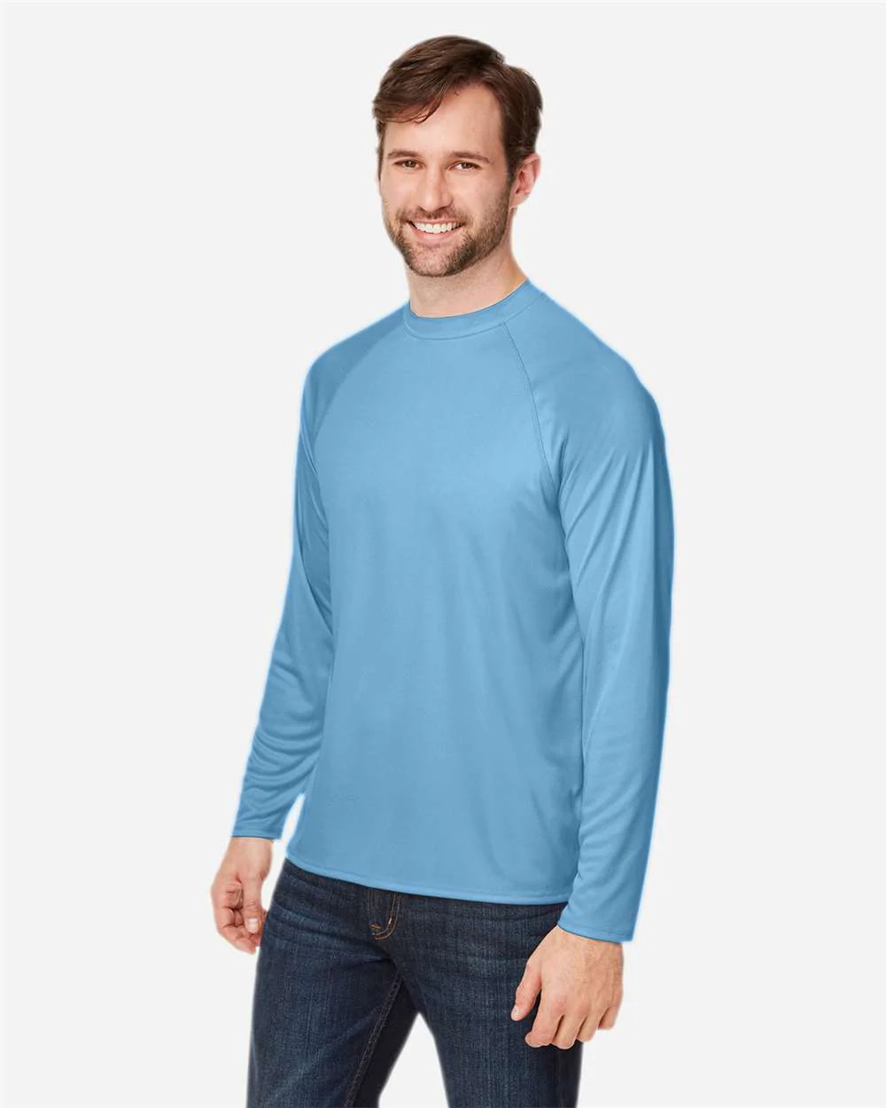 CORE365-CE110-Unisex Ultra UVP™ Marina Raglan Long Sleeve T-Shirt - Image 18