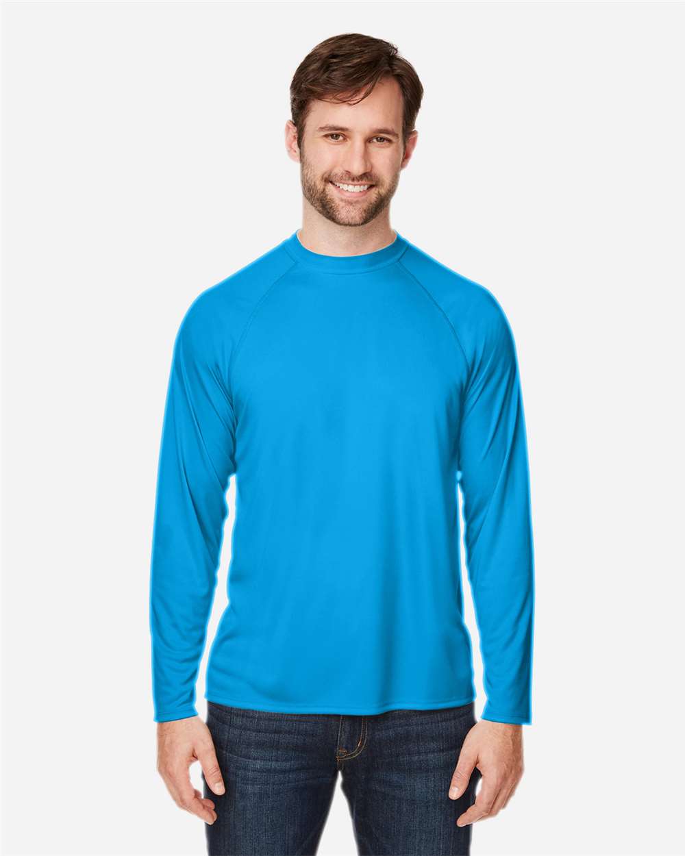 CORE365-CE110-Unisex Ultra UVP™ Marina Raglan Long Sleeve T-Shirt - Image 23