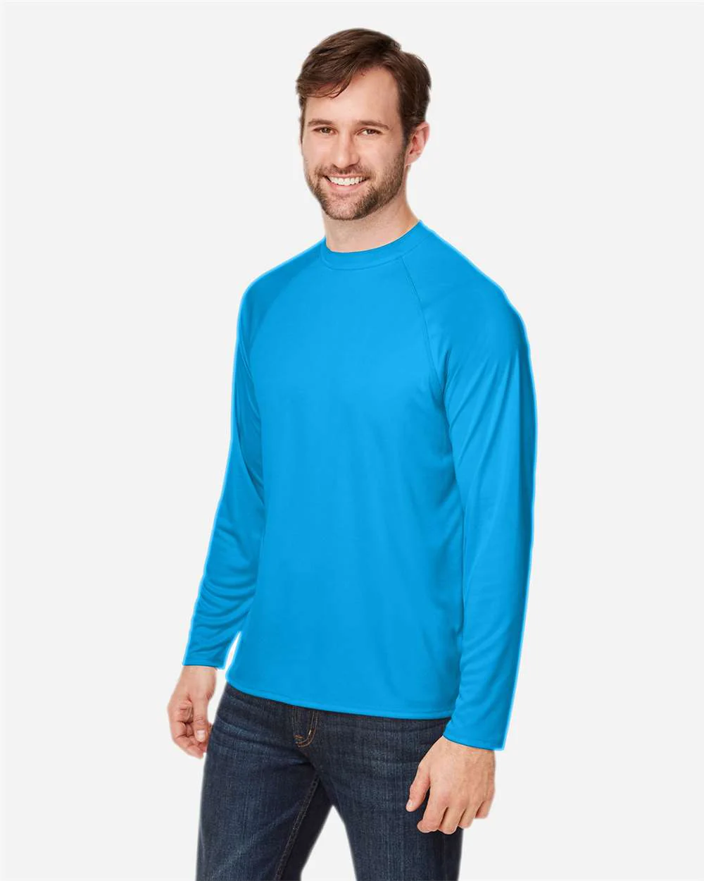 CORE365-CE110-Unisex Ultra UVP™ Marina Raglan Long Sleeve T-Shirt - Image 24