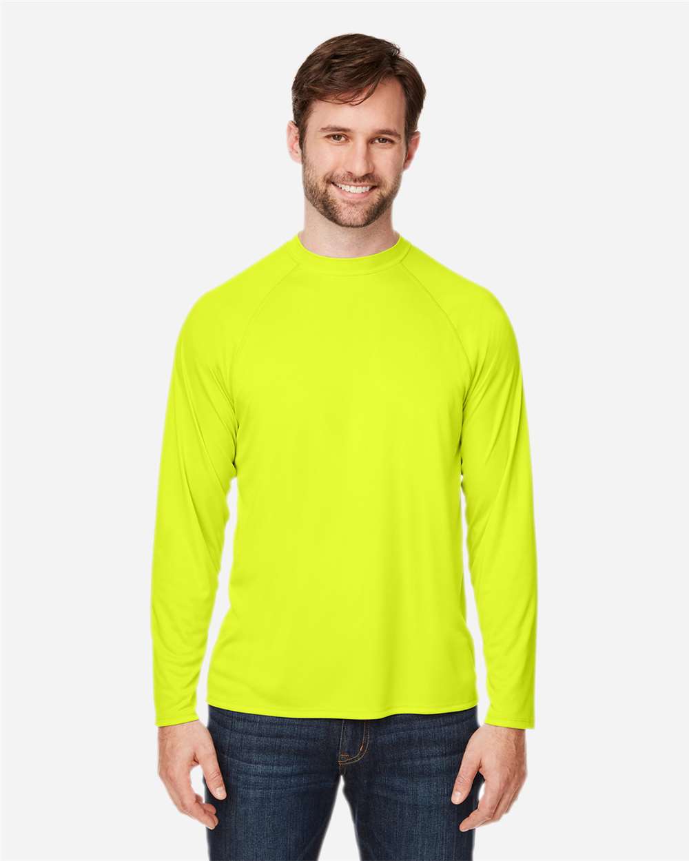 CORE365-CE110-Unisex Ultra UVP™ Marina Raglan Long Sleeve T-Shirt - Image 35