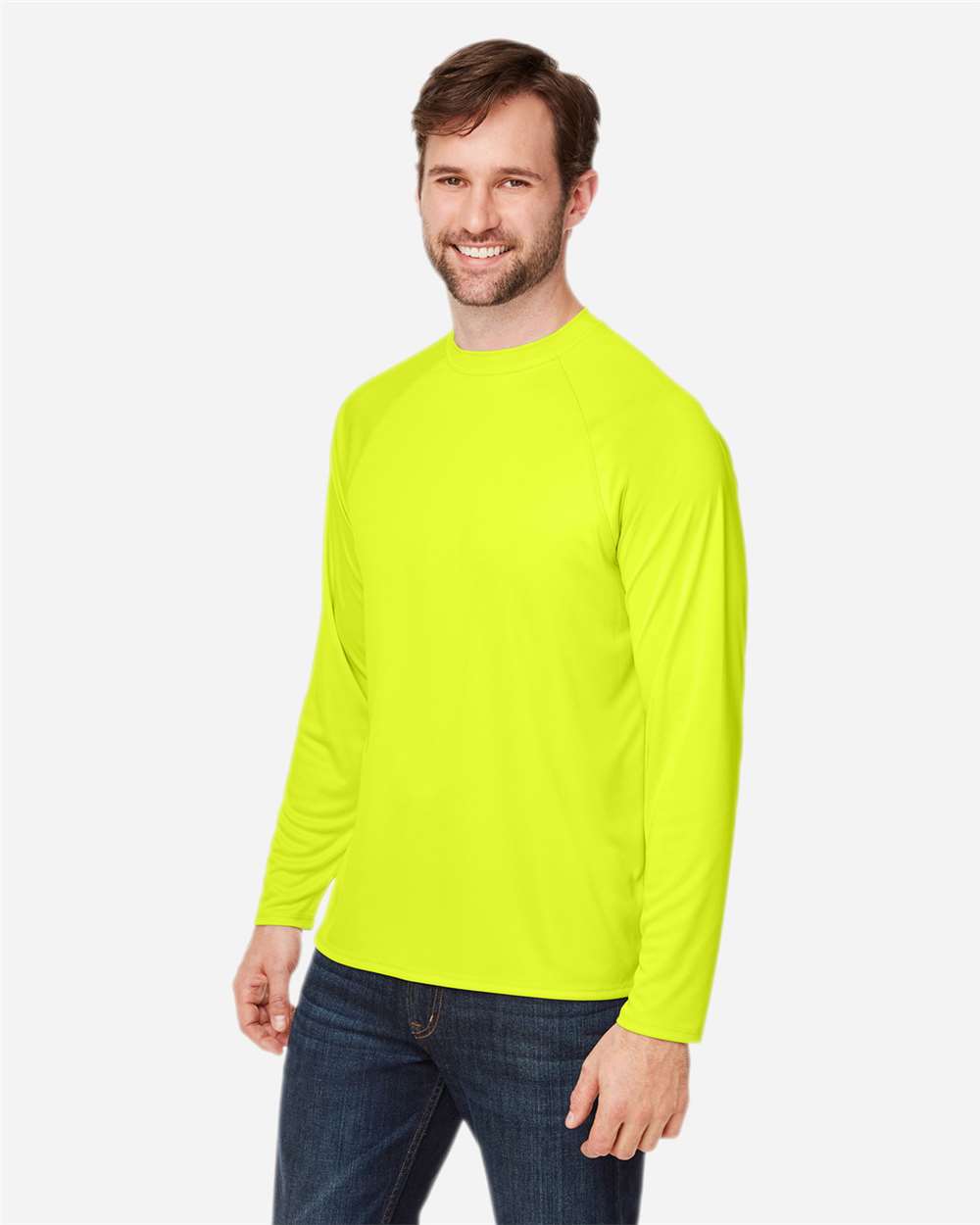 CORE365-CE110-Unisex Ultra UVP™ Marina Raglan Long Sleeve T-Shirt - Image 36