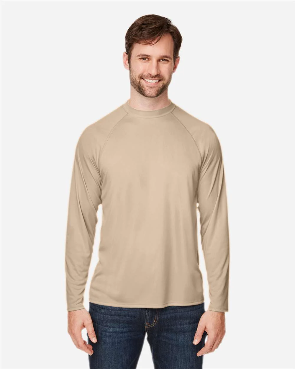 CORE365-CE110-Unisex Ultra UVP™ Marina Raglan Long Sleeve T-Shirt - Image 47