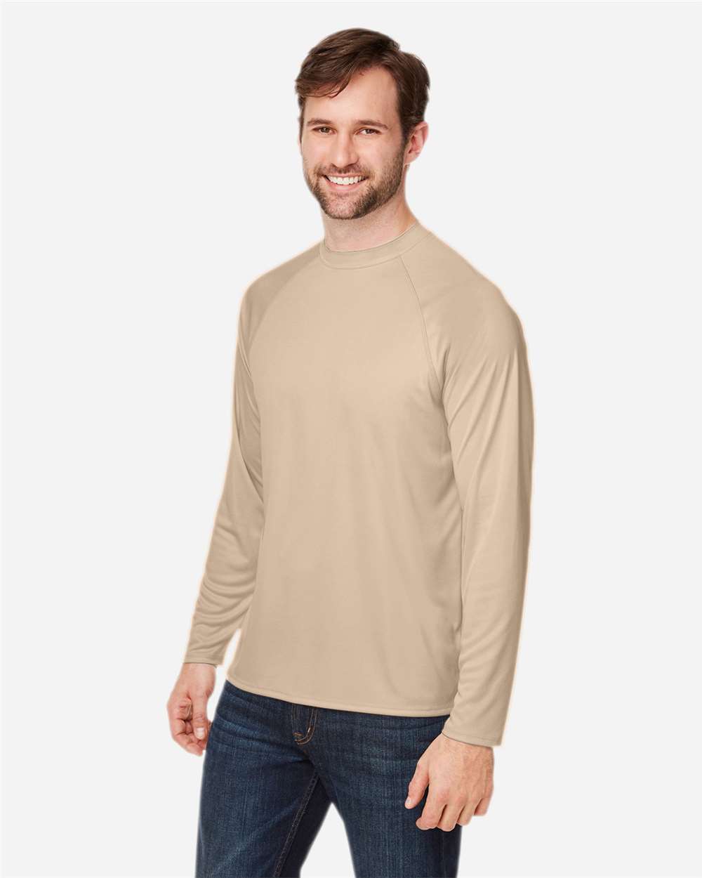 CORE365-CE110-Unisex Ultra UVP™ Marina Raglan Long Sleeve T-Shirt - Image 48