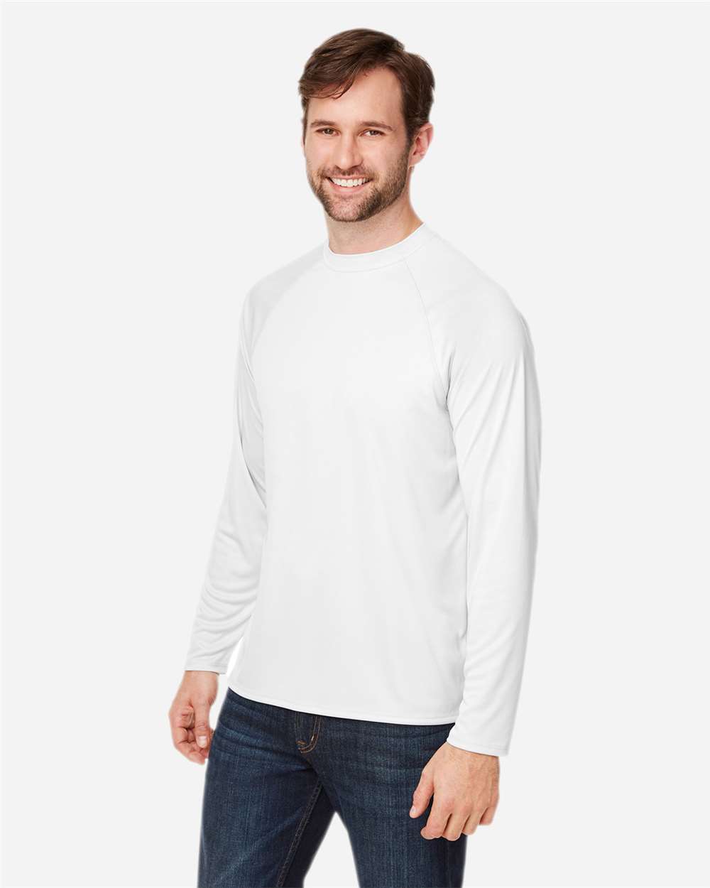 CORE365-CE110-Unisex Ultra UVP™ Marina Raglan Long Sleeve T-Shirt - Image 54