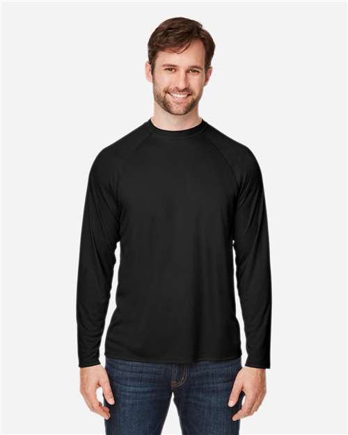 CORE365-CE110-Unisex Ultra UVP™ Marina Raglan Long Sleeve T-Shirt - Image 58