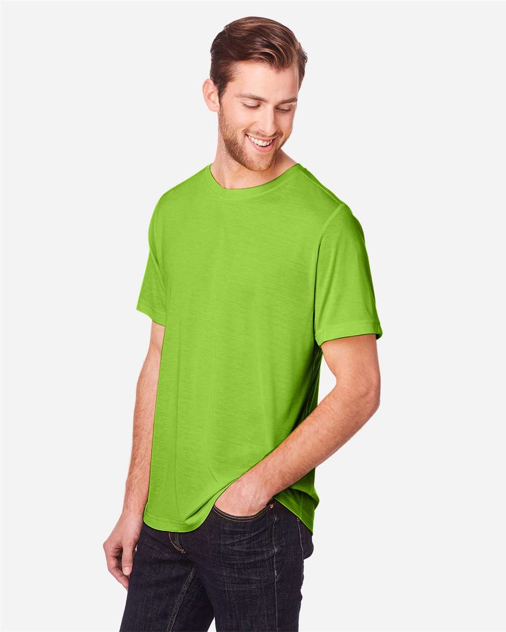 CORE365-CE111-Unisex Fusion ChromaSoft™ Performance T-Shirt - Image 4