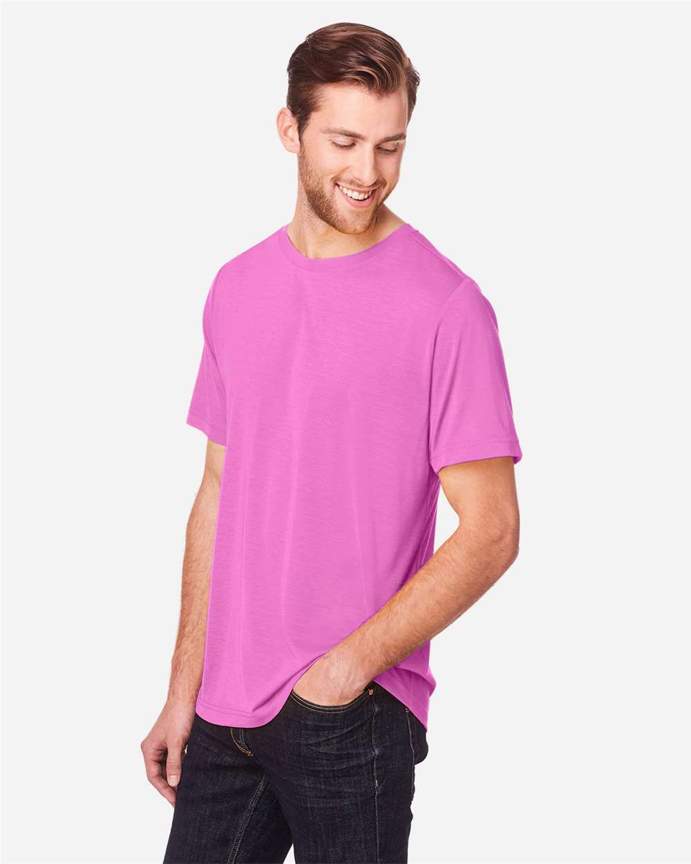 CORE365-CE111-Unisex Fusion ChromaSoft™ Performance T-Shirt - Image 44