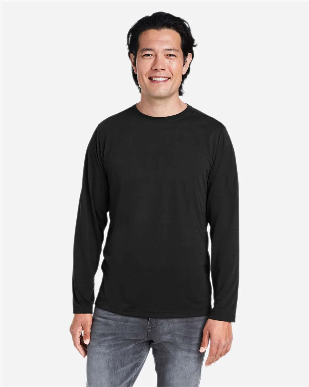 CORE365-CE111L-Unisex Fusion ChromaSoft™ Performance Long Sleeve T-Shirt - Image 4