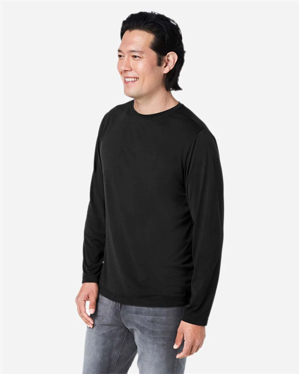 CORE365-CE111L-Unisex Fusion ChromaSoft™ Performance Long Sleeve T-Shirt - Image 5